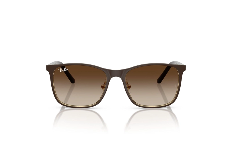 LENTES SOL RAY-BAN MARRÓN DEGRADADOS JUNIOR - 1