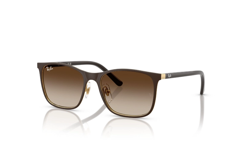 LENTES SOL RAY-BAN MARRÓN DEGRADADOS JUNIOR - 2