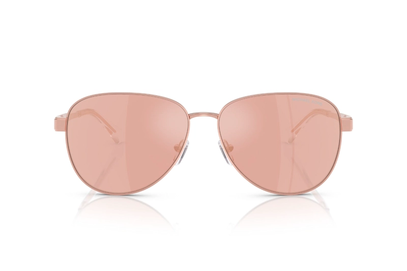 LENTES SOL MICHAEL KORS BIARRITZ ROSADO ESPEJADOS - 1