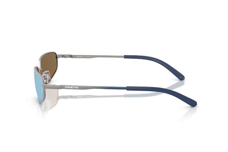 LENTES SOL ARNETTE NARRO PLATEADO POLARIZADOS - 3