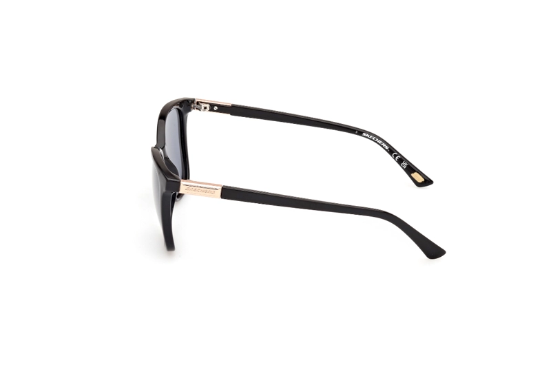 LENTES SOL SKECHERS NEGRO BRILLANTE POLARIZADOS - 3
