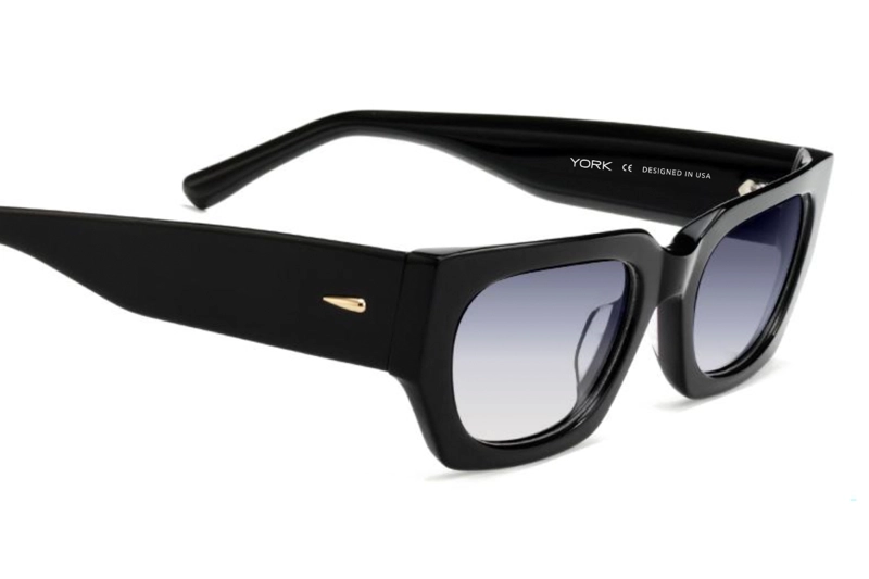 LENTES SOL YORK TAYLOR NEGRO EYEWEAR - 3
