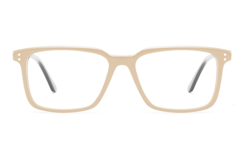 LENTES YORK ÓPTICOS CHRIS BEIGE EYEWEAR - 1