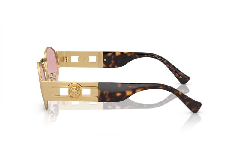 LENTES SOL VERSACE MEDUSA DECO DORADO - 3