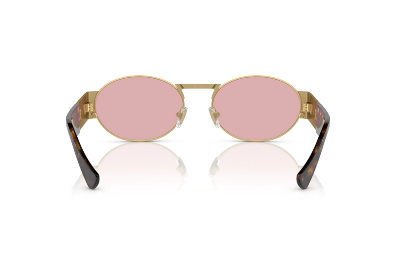 LENTES SOL VERSACE MEDUSA DECO DORADO - 4