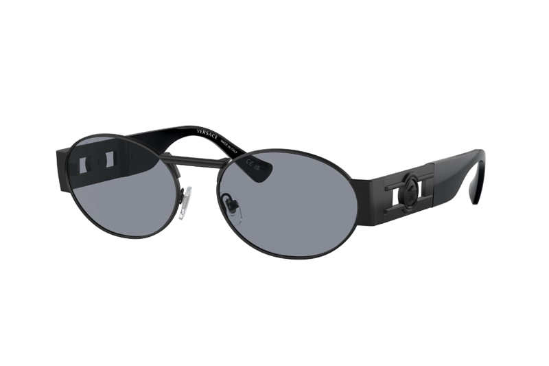 LENTES SOL VERSACE MEDUSA DECO NEGRO - 1
