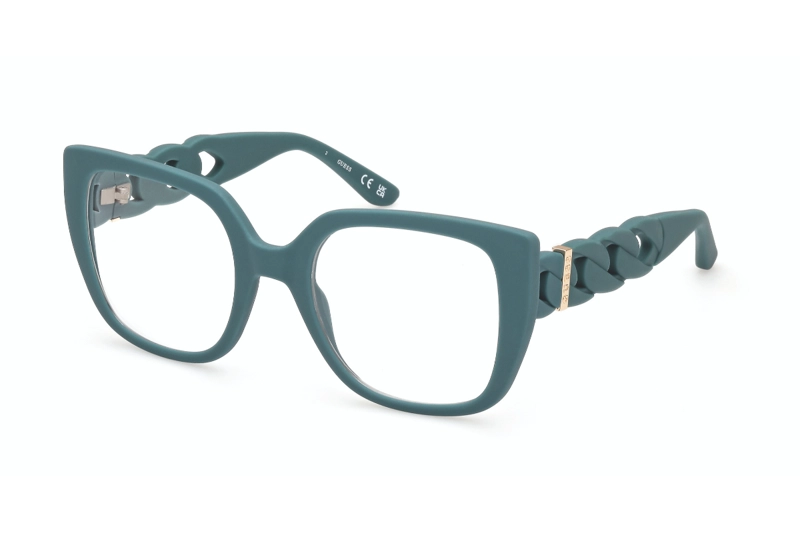 LENTES GUESS ÓPTICOS TURQUESA MATE - 1
