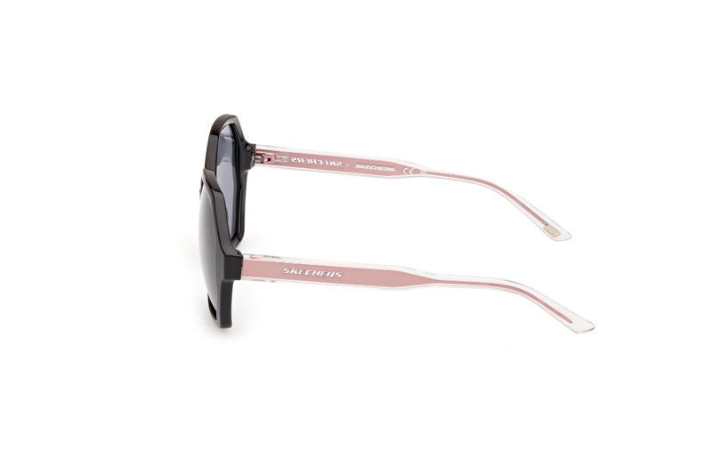 LENTES SOL SKECHERS NEGRO BRILLANTE POLARIZADOS - 3