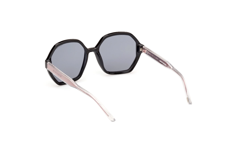 LENTES SOL SKECHERS NEGRO BRILLANTE POLARIZADOS - 4