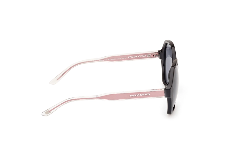 LENTES SOL SKECHERS NEGRO BRILLANTE POLARIZADOS - 7