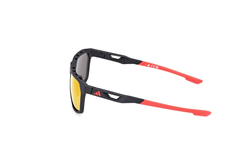 LENTES SOL ADIDAS NEGRO ESPEJADOS SPORT - 3
