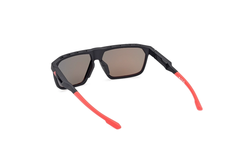 LENTES SOL ADIDAS NEGRO ESPEJADOS SPORT - 4