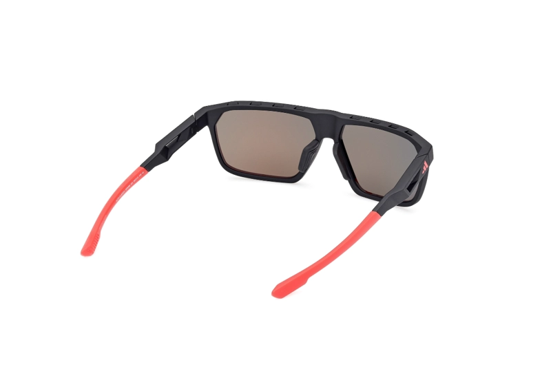 LENTES SOL ADIDAS NEGRO ESPEJADOS SPORT - 6