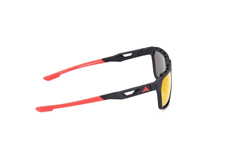 LENTES SOL ADIDAS NEGRO ESPEJADOS SPORT - 7