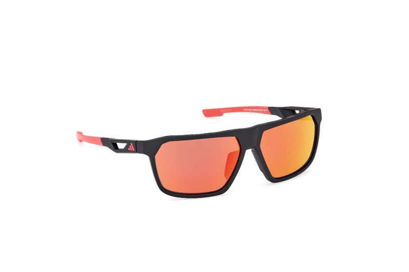 LENTES SOL ADIDAS NEGRO ESPEJADOS SPORT - 8