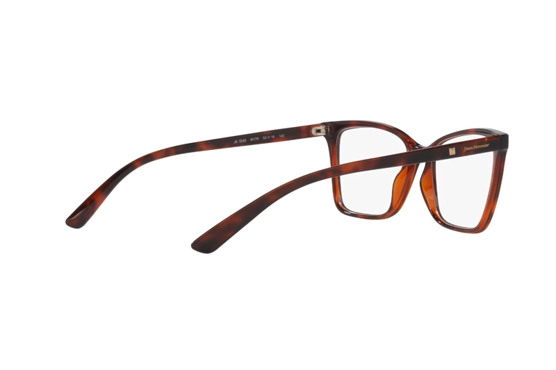 LENTES JEAN MONNIER ÓPTICOS HAVANA ROJO - 9