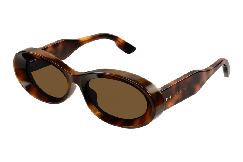 LENTES SOL GUCCI HAVANA - 1
