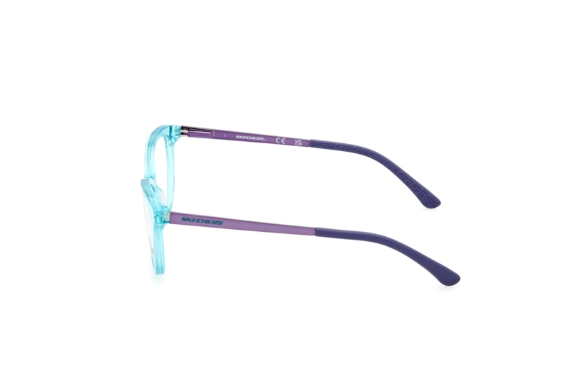 LENTES OPTICOS TURQUESA TRANSPARENTE SKECHERS KIDS - 3