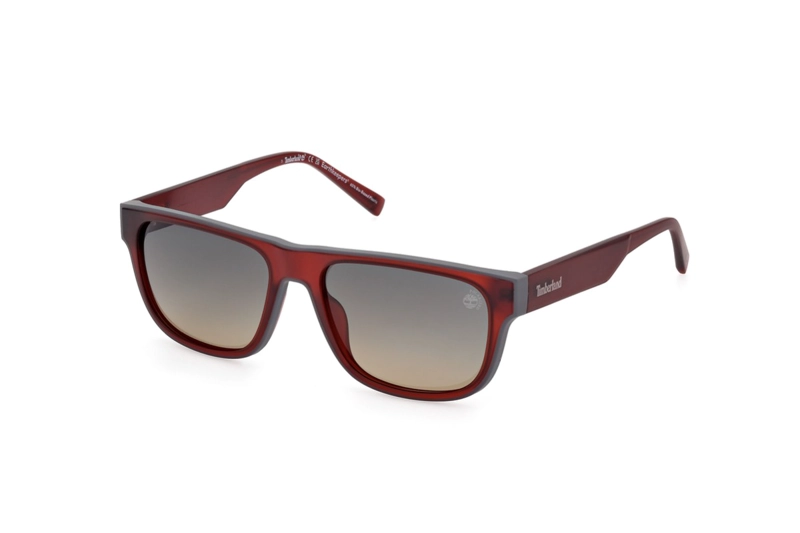 LENTES DE SOL ROJO MATTE POLARIZADOS TIMBERLAND - 2