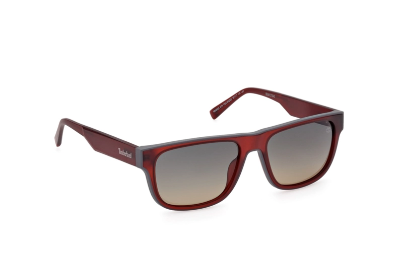 LENTES DE SOL ROJO MATTE POLARIZADOS TIMBERLAND - 8