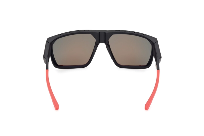 LENTES DE SOL NEGRO MATTE ESPEJADOS ADIDAS SPORT - 5