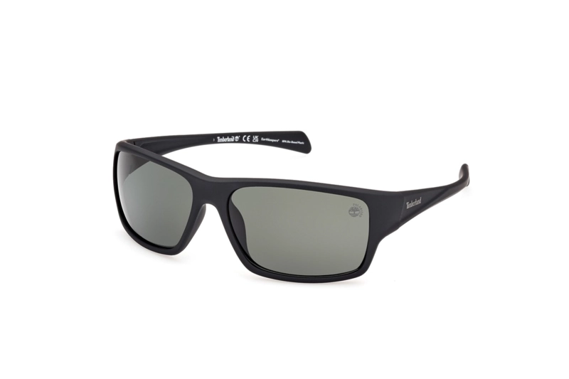 LENTES DE SOL NEGRO MATTE POLARIZADOS TIMBERLAND - 2