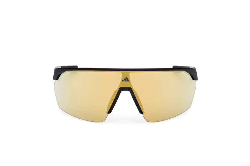LENTES DE SOL ANEMOS NEGRO MATTE ESPEJADOS ADIDAS SPORT - 1