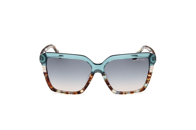 LENTES DE SOL TURQUESA DEGRADADOS GUESS BY MARCIANO - 1