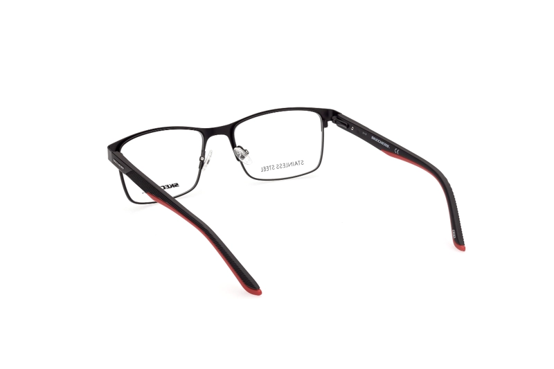 LENTES OPTICOS NEGRO MATTE SKECHERS - 4