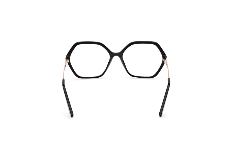 LENTES OPTICOS NEGRO BRILLANTE GUESS - 5