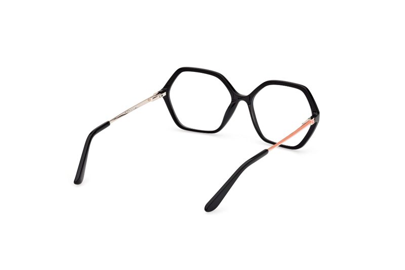 LENTES OPTICOS NEGRO BRILLANTE GUESS - 6