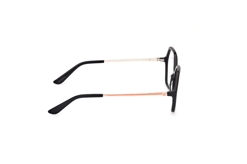 LENTES OPTICOS NEGRO BRILLANTE GUESS - 7