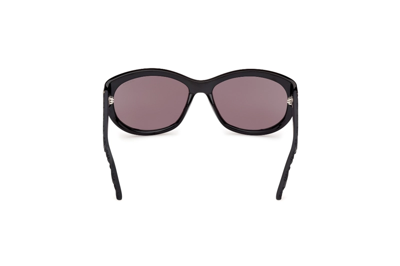 LENTES DE SOL NEGRO BRILLANTE GUESS - 5