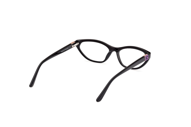 LENTES OPTICOS NEGRO BRILLANTE GUESS - 6