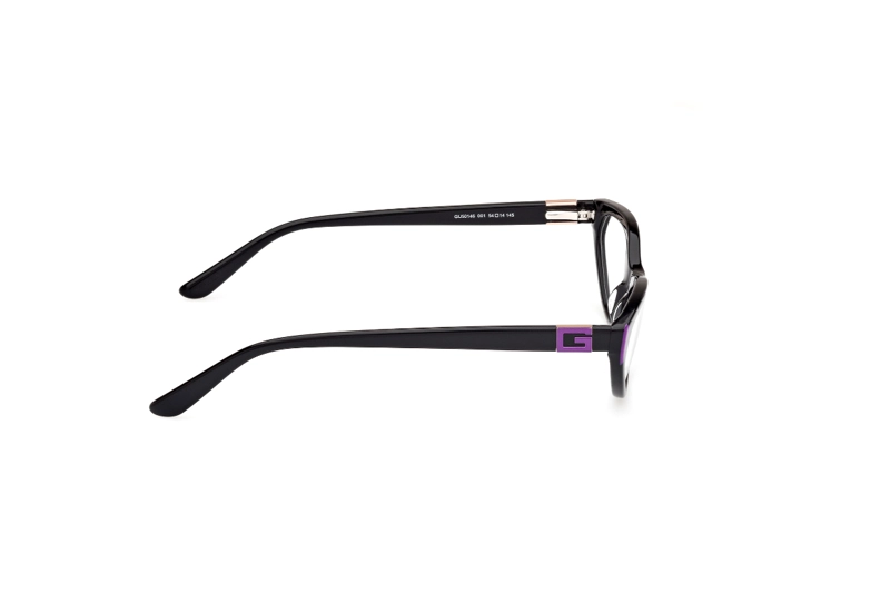 LENTES OPTICOS NEGRO BRILLANTE GUESS - 7