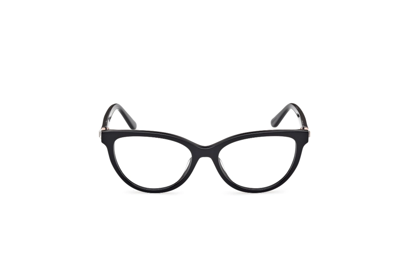 LENTES OPTICOS NEGRO BRILLANTE GUESS - 1
