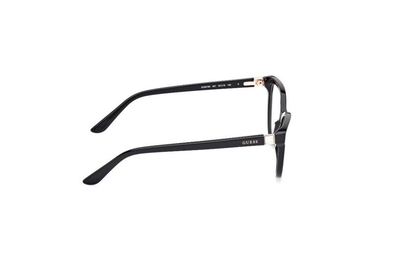 LENTES OPTICOS NEGRO BRILLANTE GUESS - 7