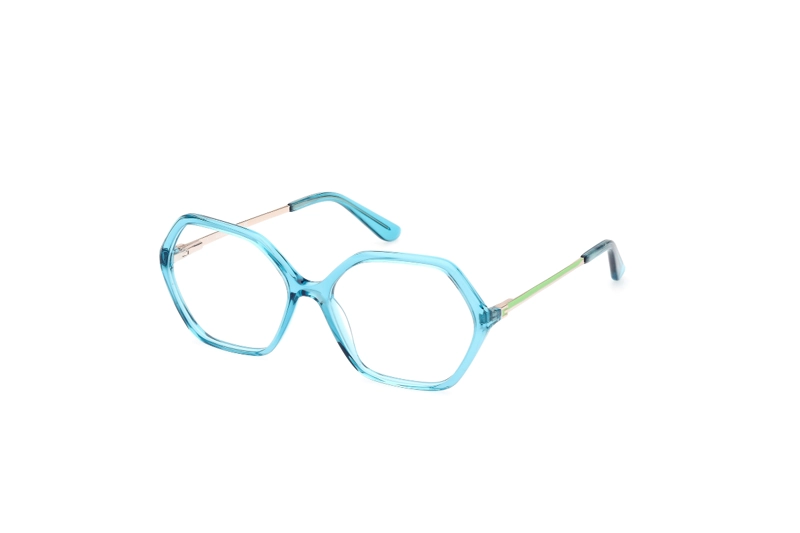 LENTES OPTICOS TURQUESA GUESS - 2
