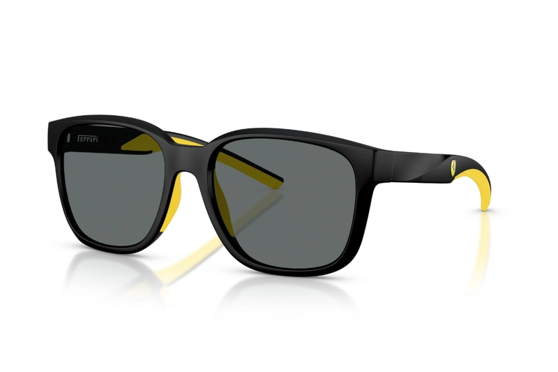 LENTES DE SOL NEGRO POLARIZADOS ESPEJADOS SCUDERIA FERRARI - 2