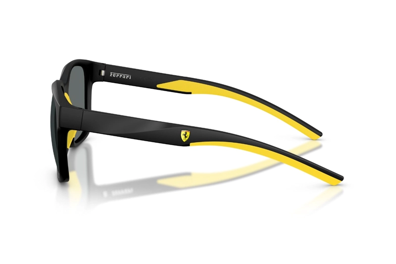 LENTES DE SOL NEGRO POLARIZADOS ESPEJADOS SCUDERIA FERRARI - 3