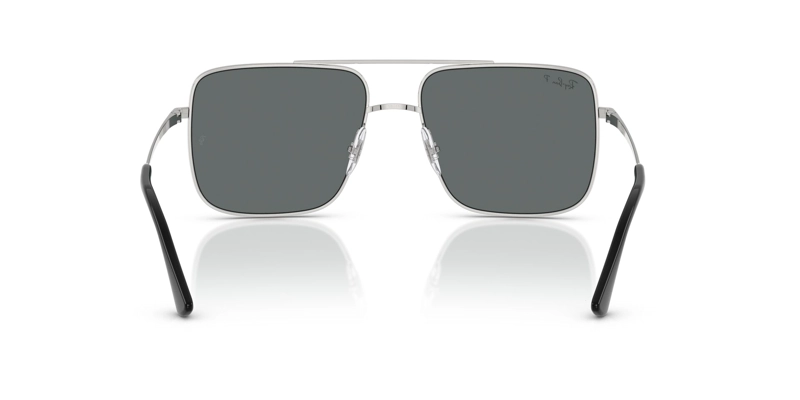 LENTES DE SOL ARI PLATEADO POLARIZADOS RAY-BAN - 4