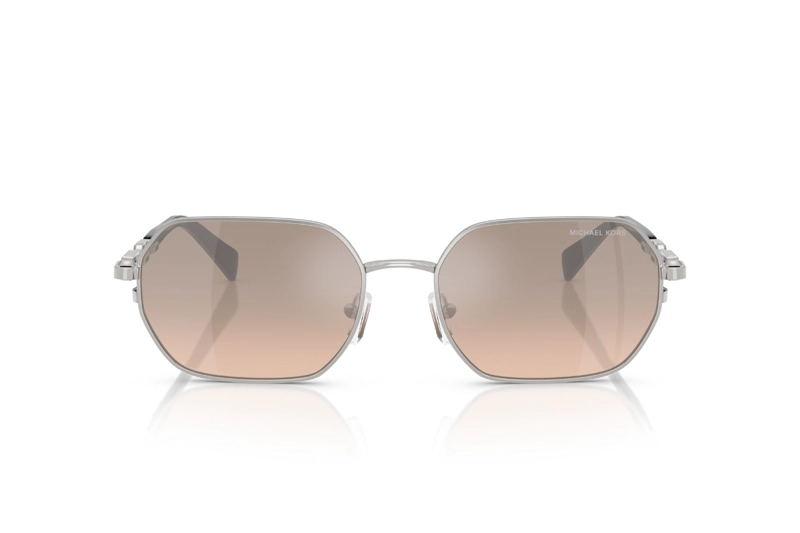 LENTES DE SOL SAINT MARTIN PLATEADO ESPEJADOS MICHAEL KORS - 1