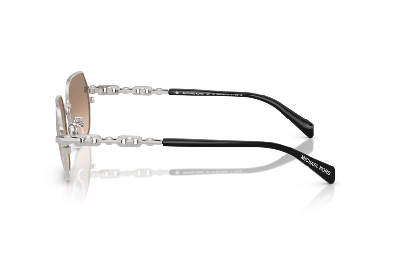 LENTES DE SOL SAINT MARTIN PLATEADO ESPEJADOS MICHAEL KORS - 3