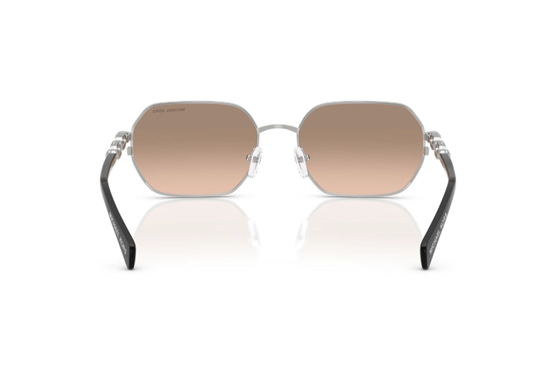 LENTES DE SOL SAINT MARTIN PLATEADO ESPEJADOS MICHAEL KORS - 4