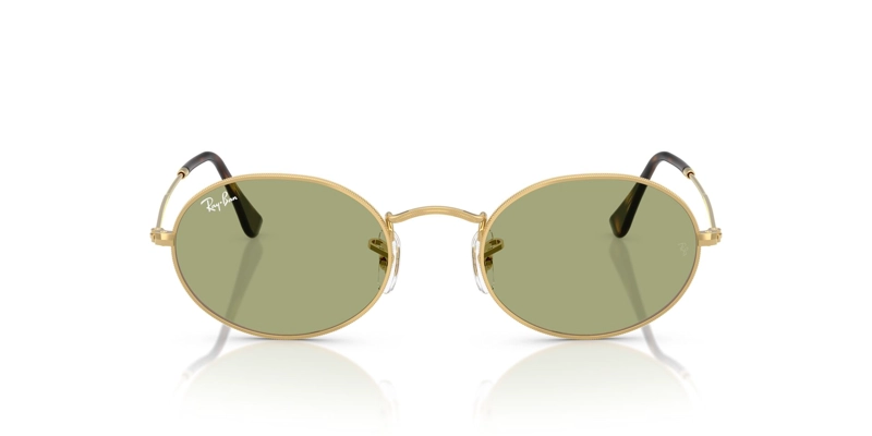 LENTES DE SOL OVAL DORADO RAY-BAN - 1