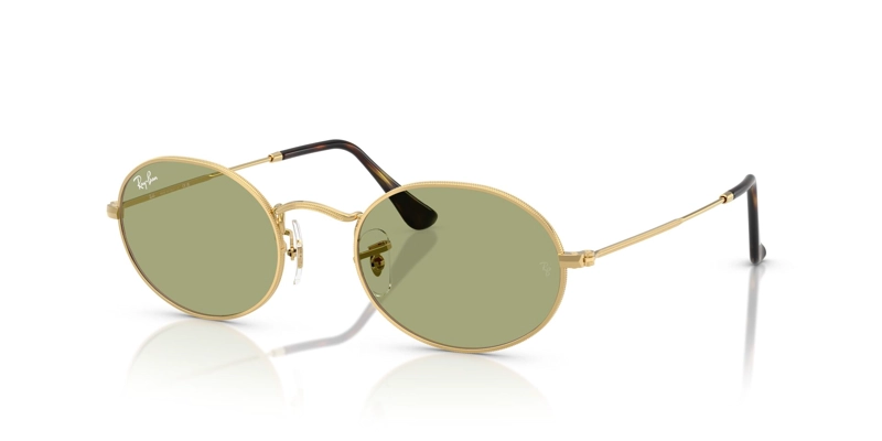 LENTES DE SOL OVAL DORADO RAY-BAN - 2