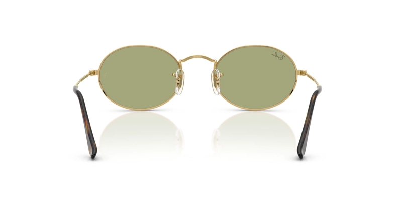 LENTES DE SOL OVAL DORADO RAY-BAN - 4