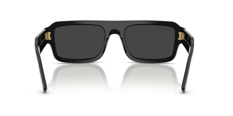 LENTES DE SOL LUKAS NEGRO POLARIZADOS RAY-BAN - 4