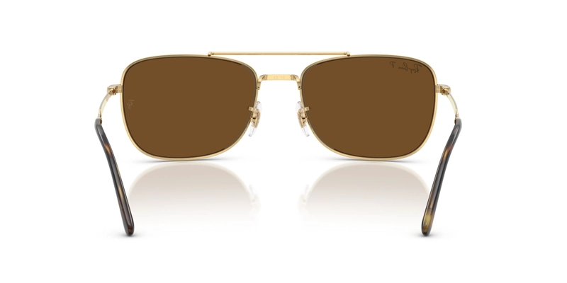 LENTES DE SOL DORADO POLARIZADOS RAY-BAN - 4
