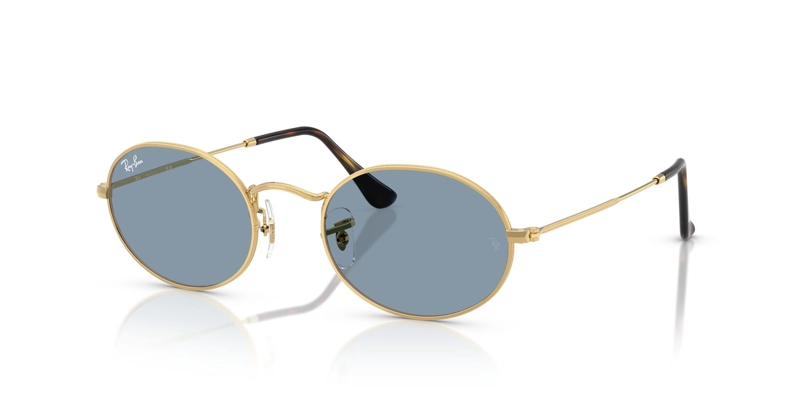 LENTES DE SOL OVAL DORADO RAY-BAN - 2
